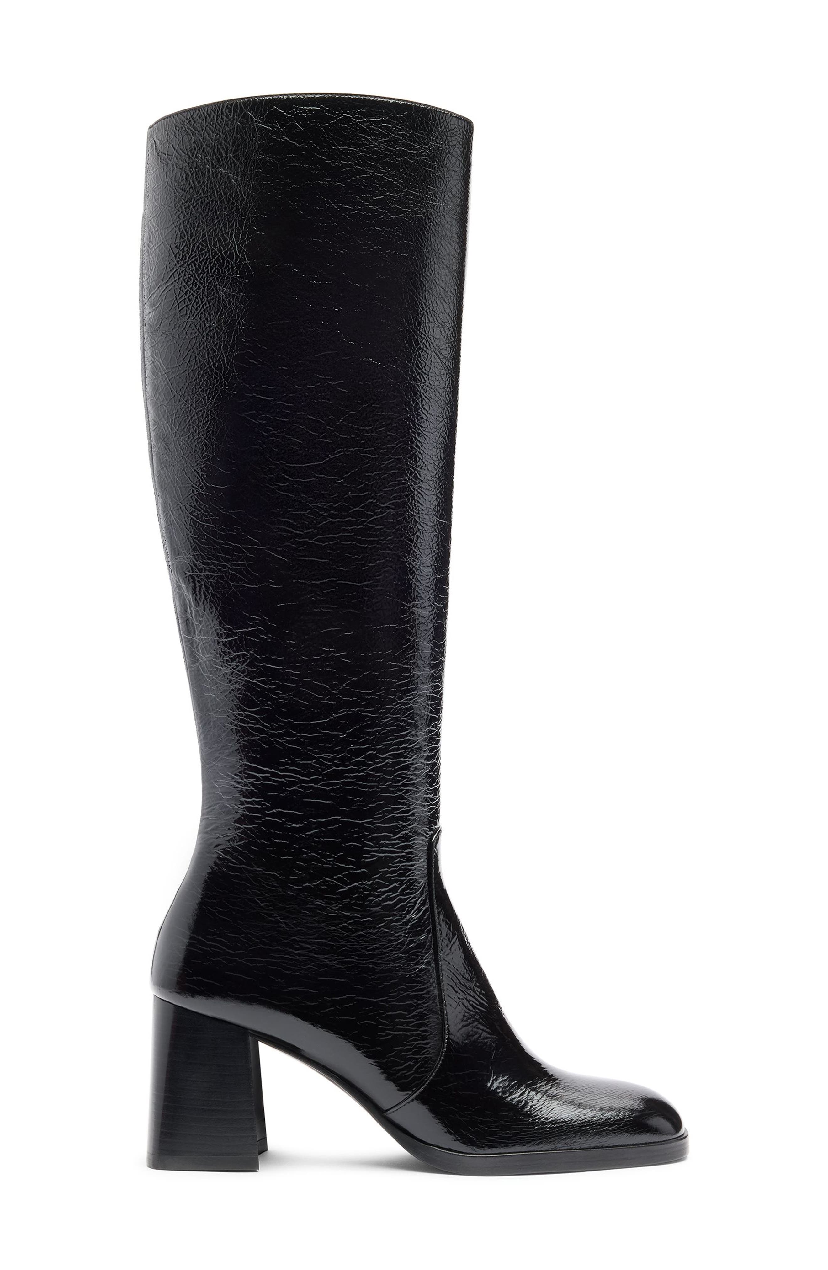 Vera Knee High Boot, Alternate, color, BLACK