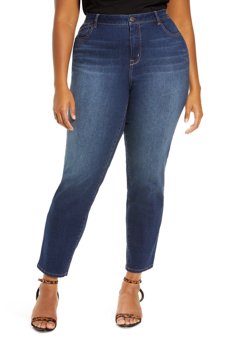 1822 High Waist Straight Leg Jeans, Main, color, ZIGGY