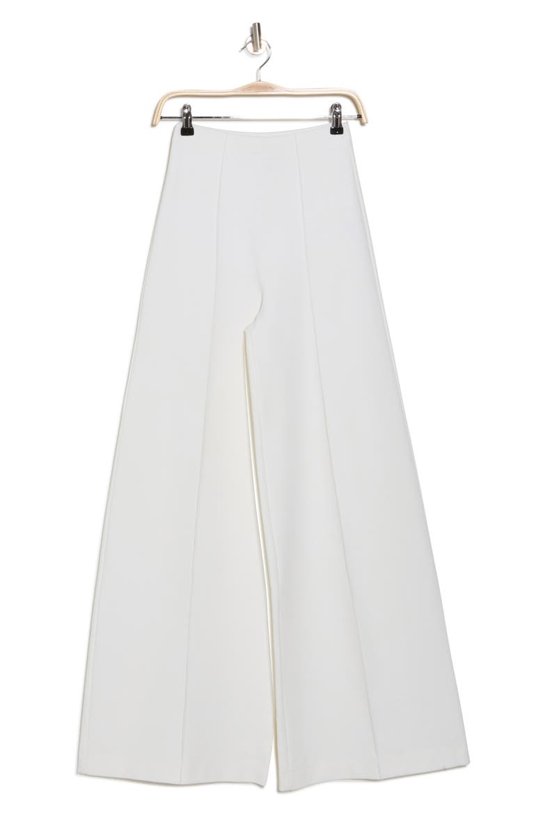 Juliette Wide Leg Pants, Alternate, color, GARDENIA