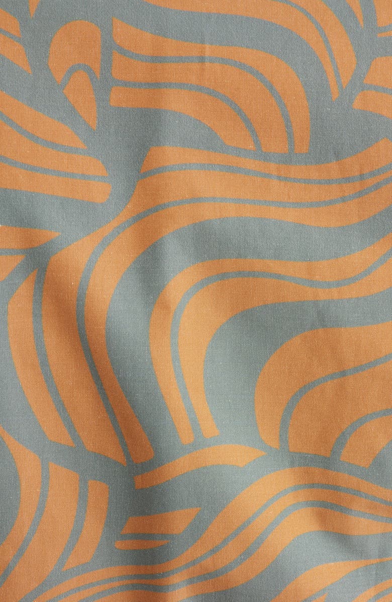 Dries Van Noten Ramblas Abstract Swirl Water Repellent Trench Coat, Alternate, color, 