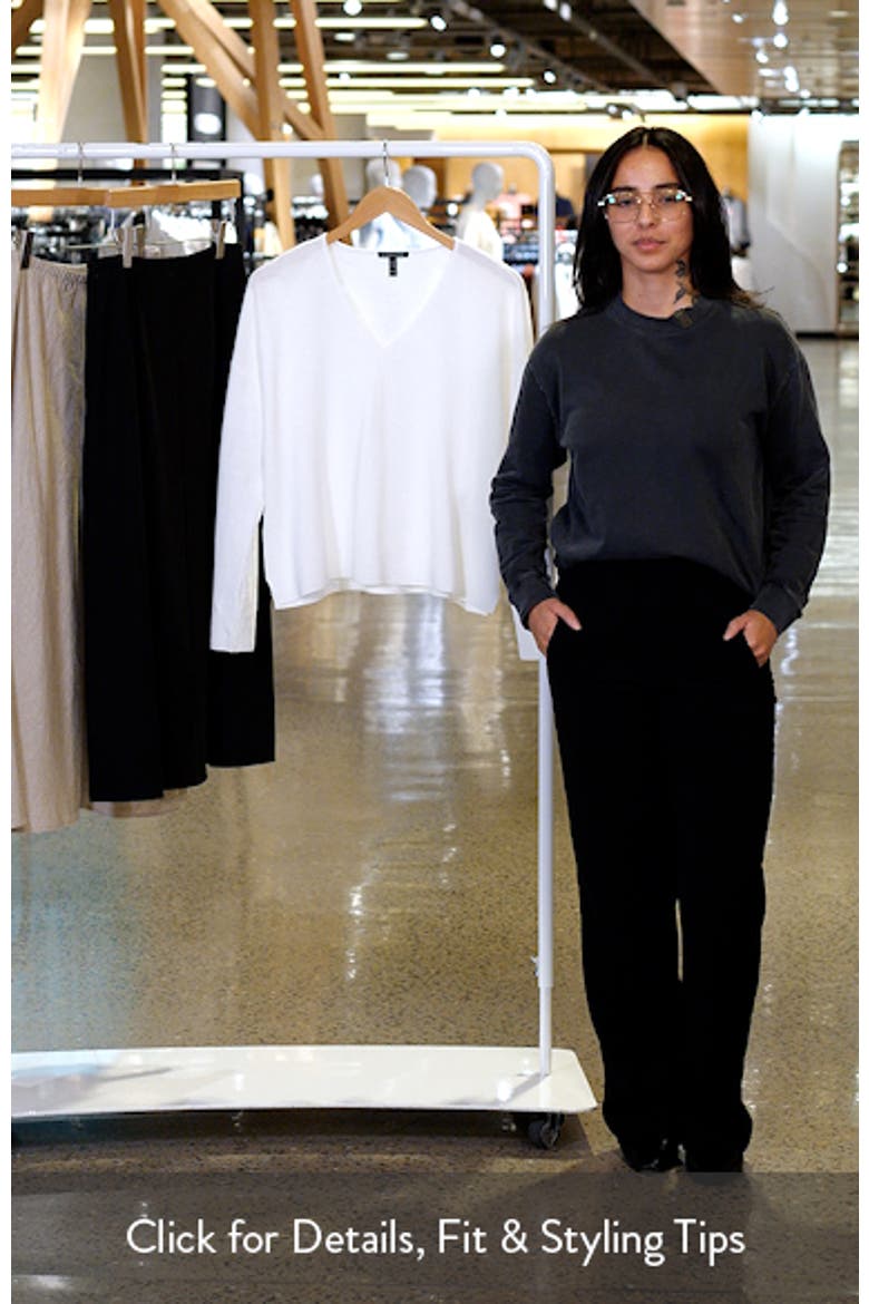 Organic Linen & Organic Cotton V-Neck Sweater video