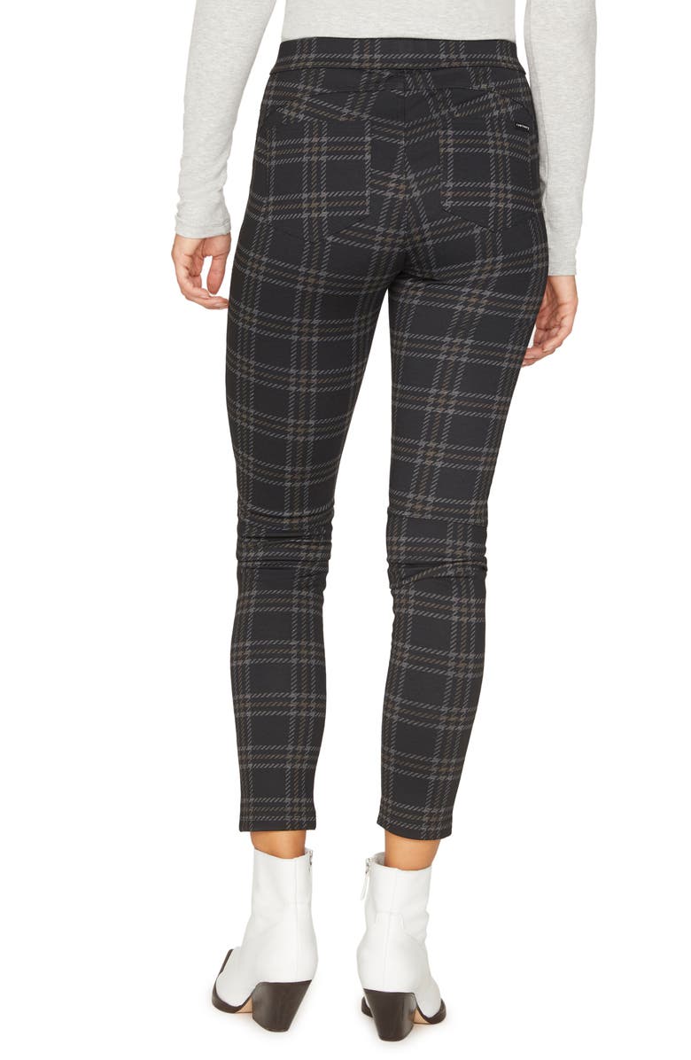 Sanctuary Grease Plaid Leggings, Alternate, color, 