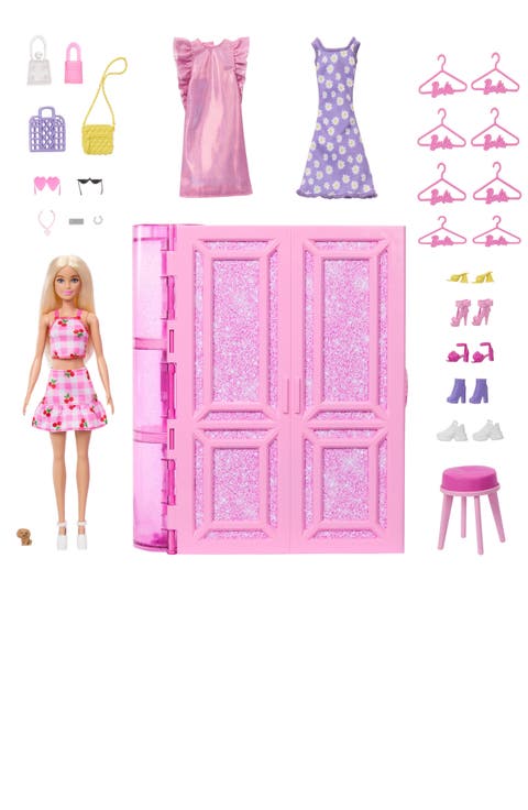 ® Dream Closet Toy Playset with Doll, Clothes & Accessories