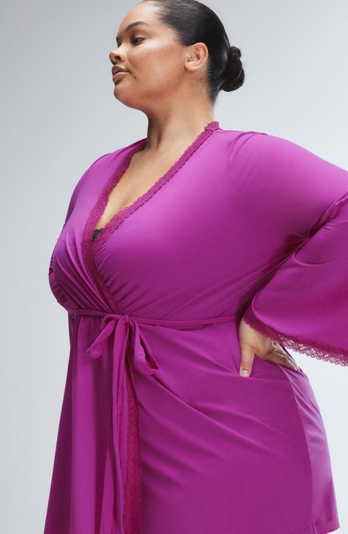 Savage X Fenty Snug Hug Short Robe In Try Me Purple