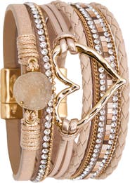 SAACHI Multi Strand Wrap Bracelet