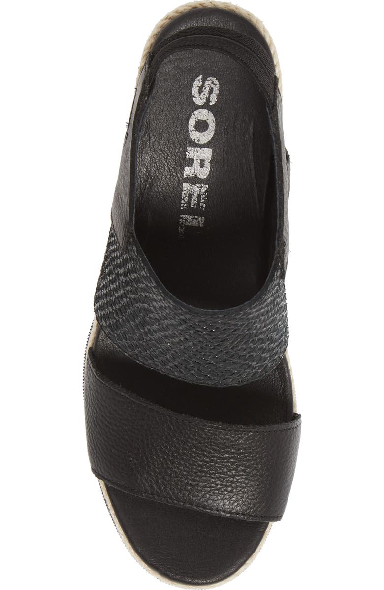 SOREL Joanie II Slingback Platform Wedge Sandal, Alternate, color,