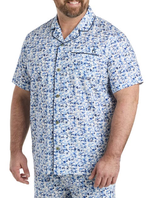 Big & Tall  Paisley Pajama Top