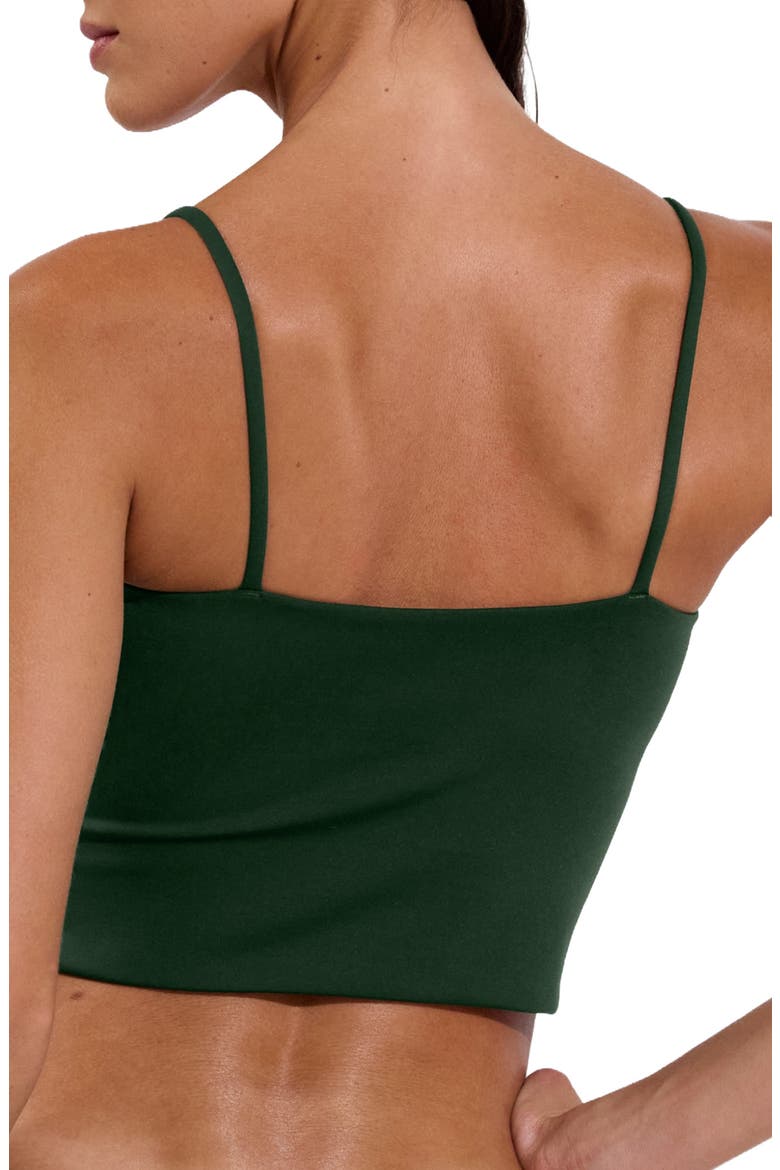 Pool Days Tankini Two-Piece Swimsuit Top, Alternate, color, PALM GREEN