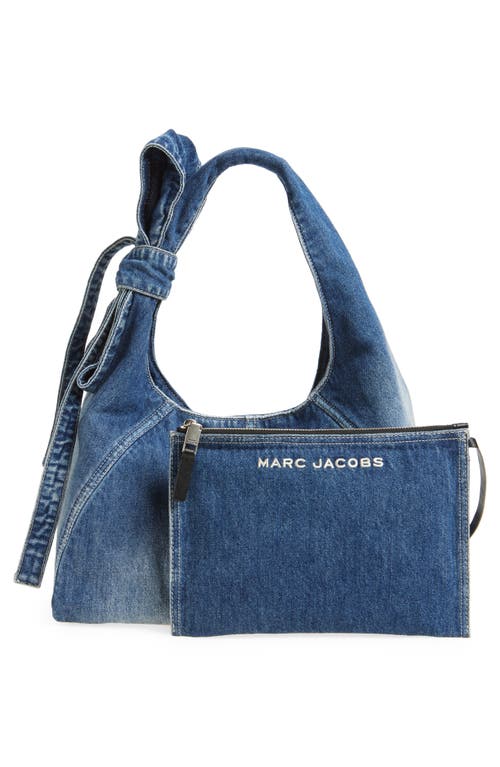 MARC JACOBS MARC JACOBS THE BOW DENIM SACK BAG