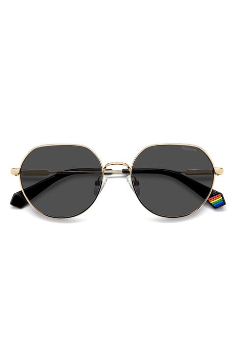 54mm Polarized Rectangular Sunglasses