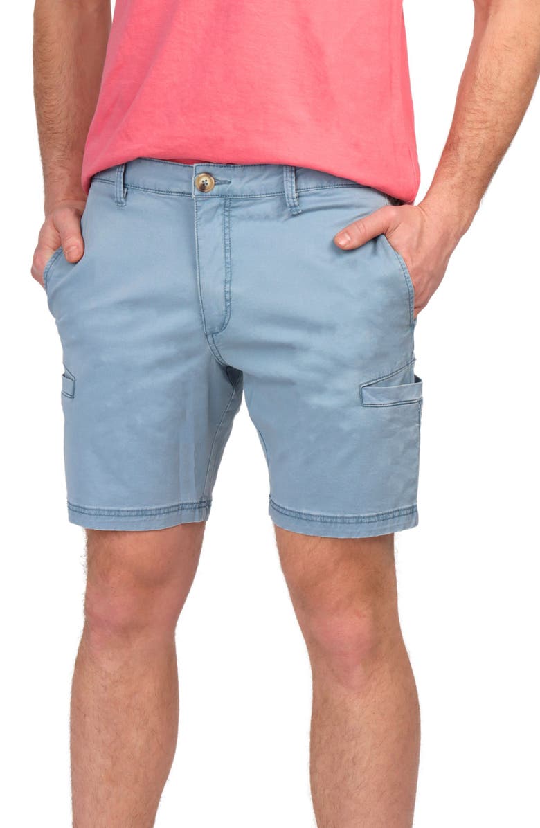 TailorByrd Welt Cargo Pocket Shorts, Main, color, Light Blue