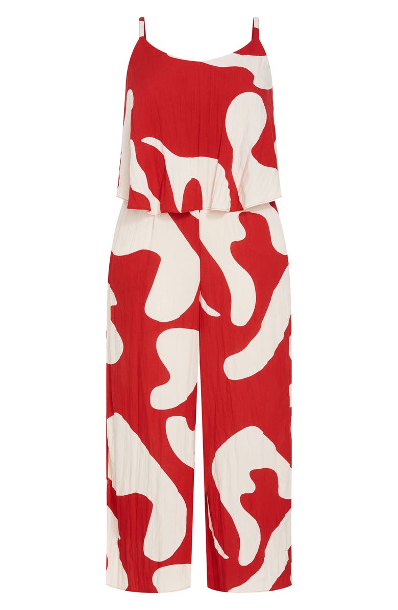 City Chic Ellie Oasis Jumpsuit, Alternate, color, 