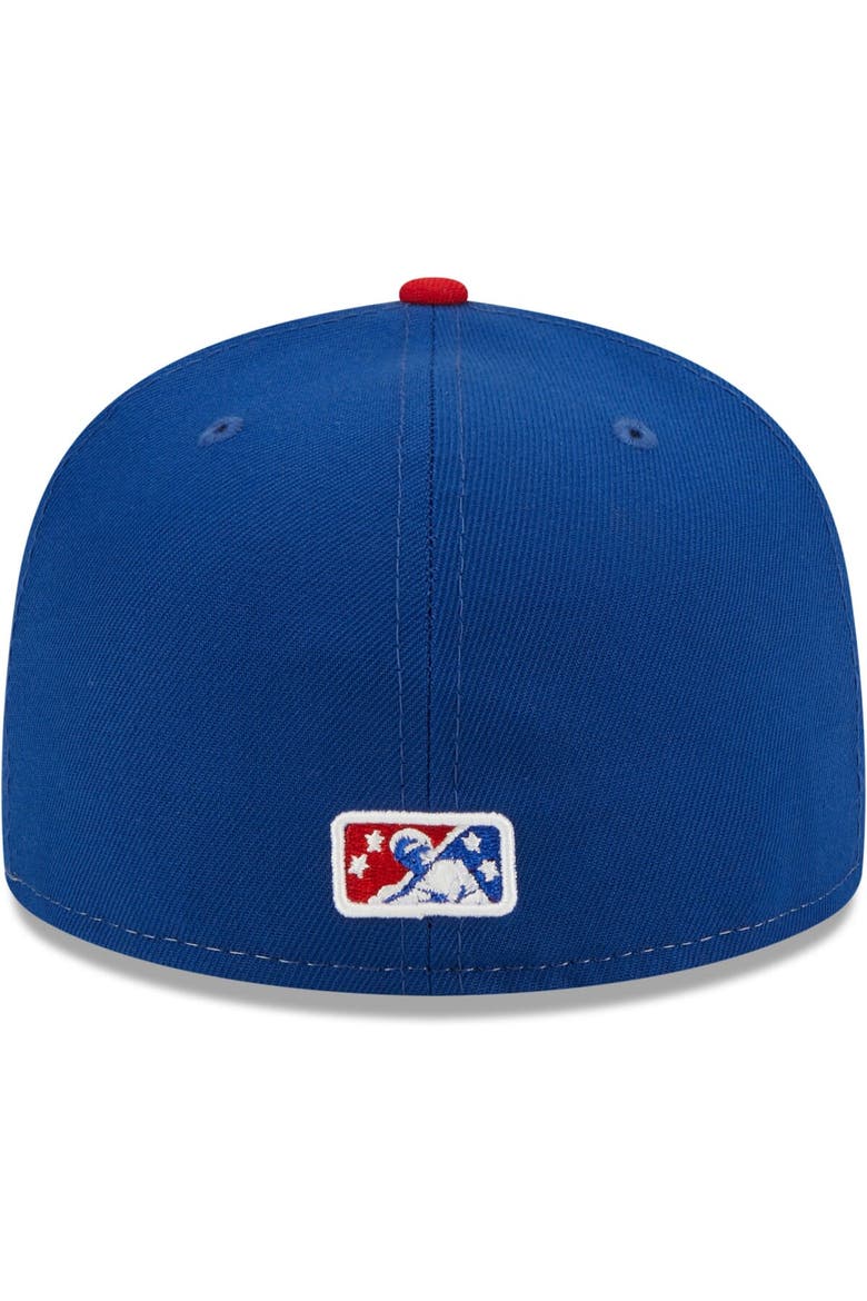 Men's New Era White/Red Cocos Locos de Rochester Copa De La Diversion 59FIFTY Fitted Hat, Alternate, color, White