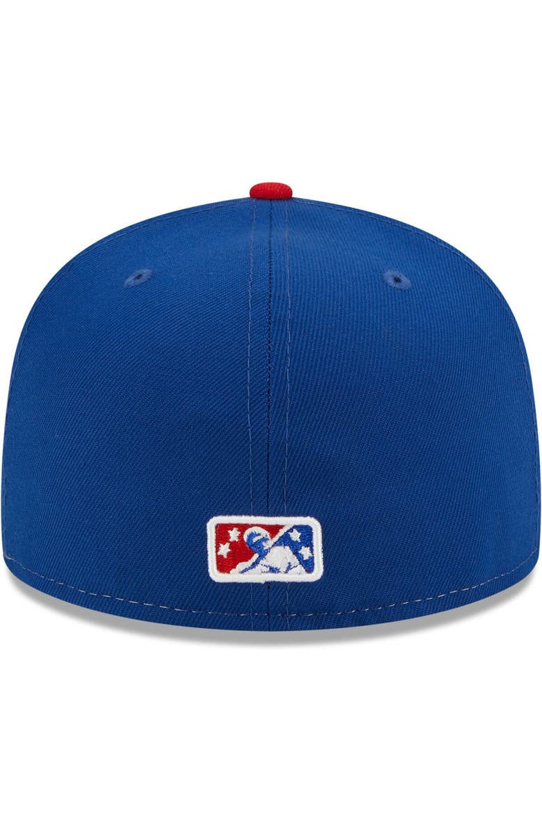 New Era Men's New Era White/Red Cocos Locos de Rochester Copa De La Diversion 59FIFTY Fitted Hat, Alternate, color, White