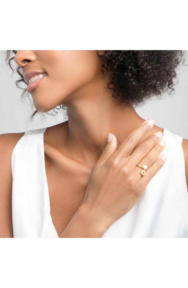 ZARUX Pearl Rope Ring, Alternate, color, Yellow Gold