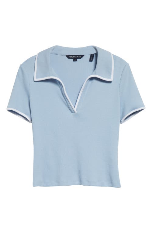 Veronica Beard Veronic Beard Kearney Striped Tee In Bluebell