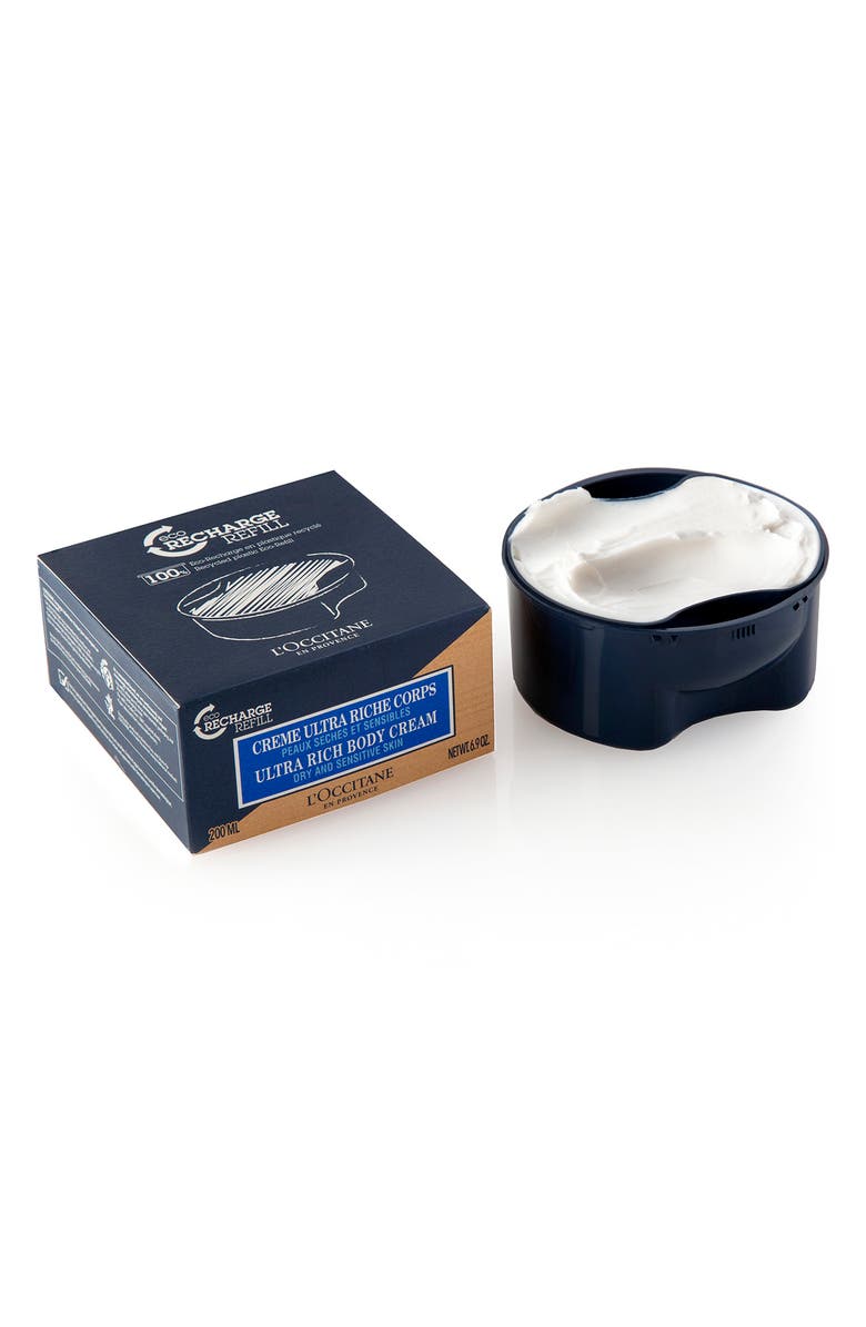 L'Occitane Ultra Rich Body Cream Refill, Alternate, color,