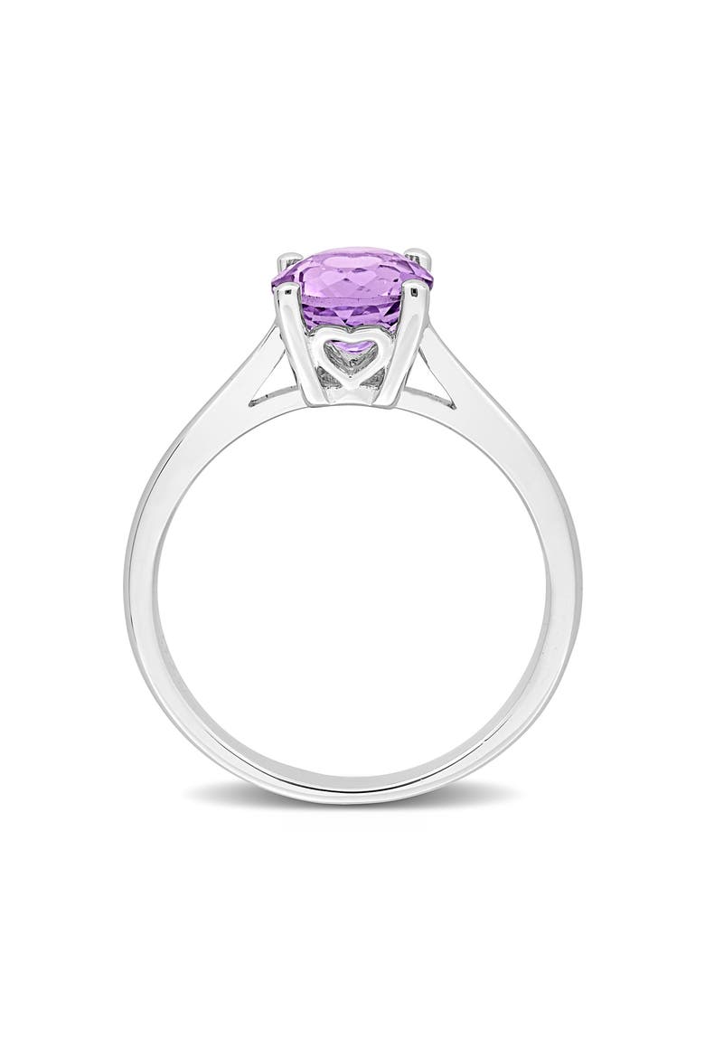 Amethyst Solitaire Ring, Alternate, color, PURPLE