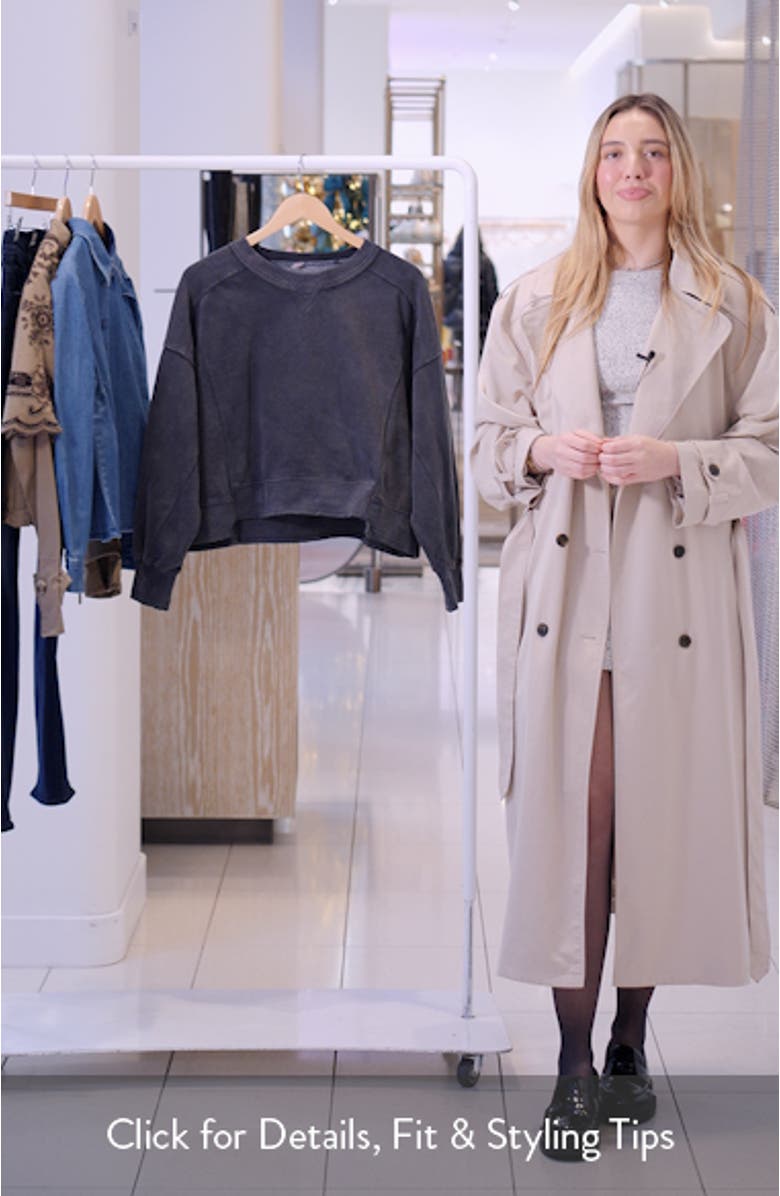 Intercept Cotton Blend Sweatshirt, sales video thumbnail