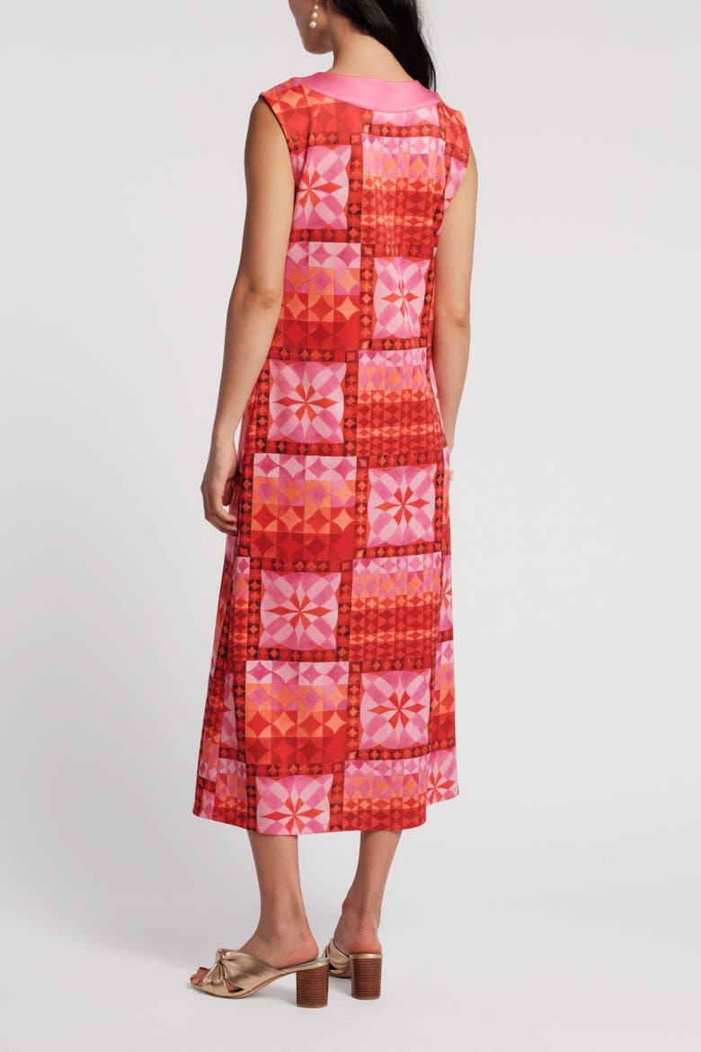 Joan Maxi Mosaic Dress, Alternate, color, Pink/Multi