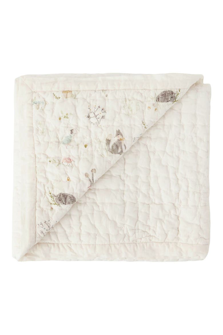 Forest Fable Cotton Quilt, Alternate, color, FOREST FABLE