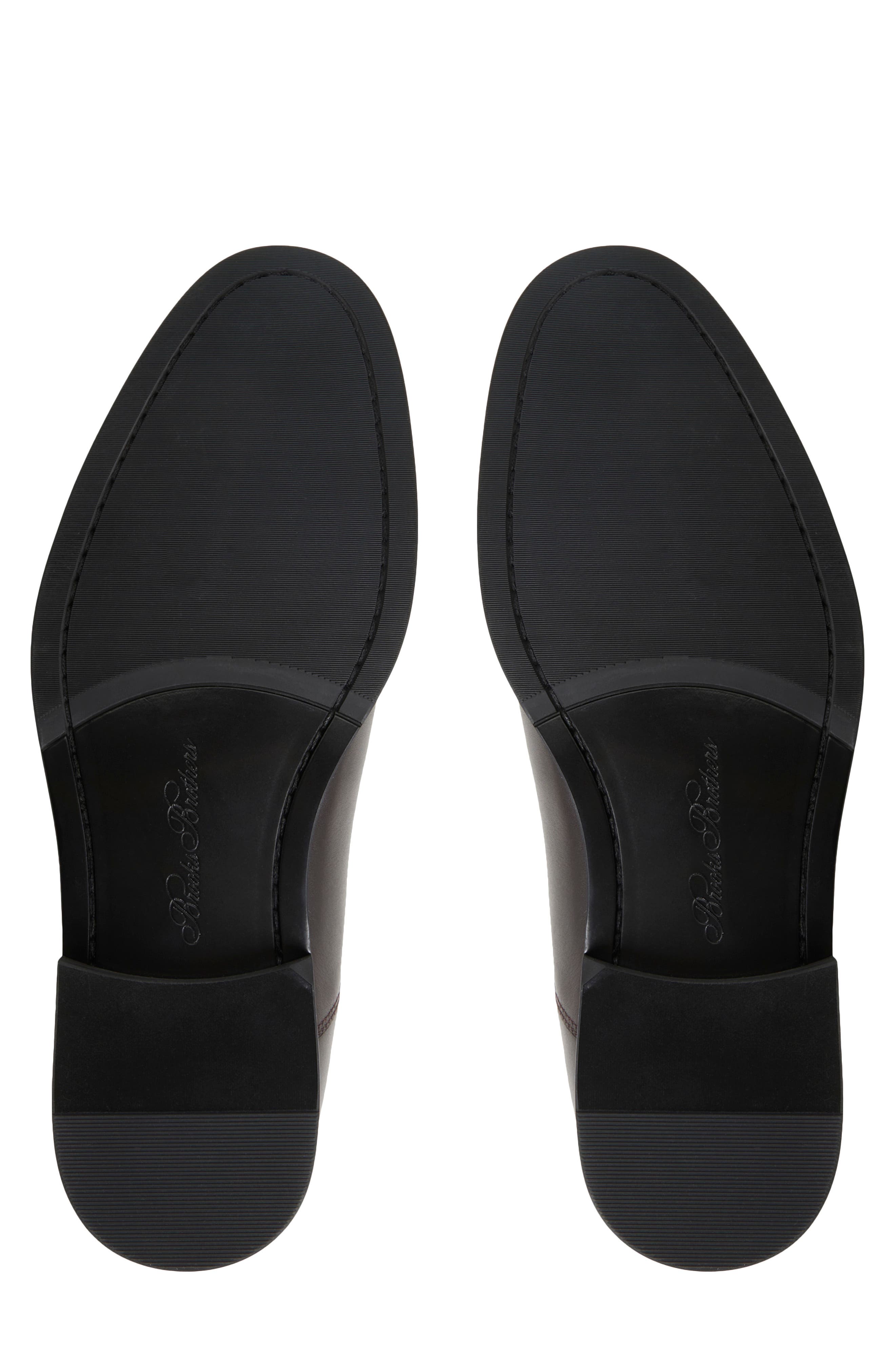 Brooks Brothers Cassel Cap Toe Oxford, Alternate, color, Dark Brown