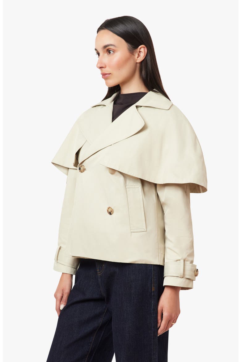 Cropped Trench Jacket, Alternate, color, STONE