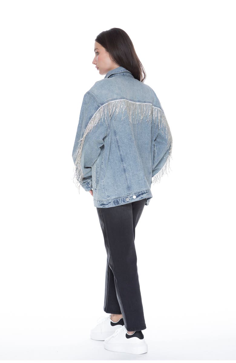 BLUE REVIVAL Nash Vegas Trucker Jacket, Alternate, color, Ibiza