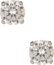 NORDSTROM RACK Sterling Silver Round Cut CZ Studs - 1.00 ctw