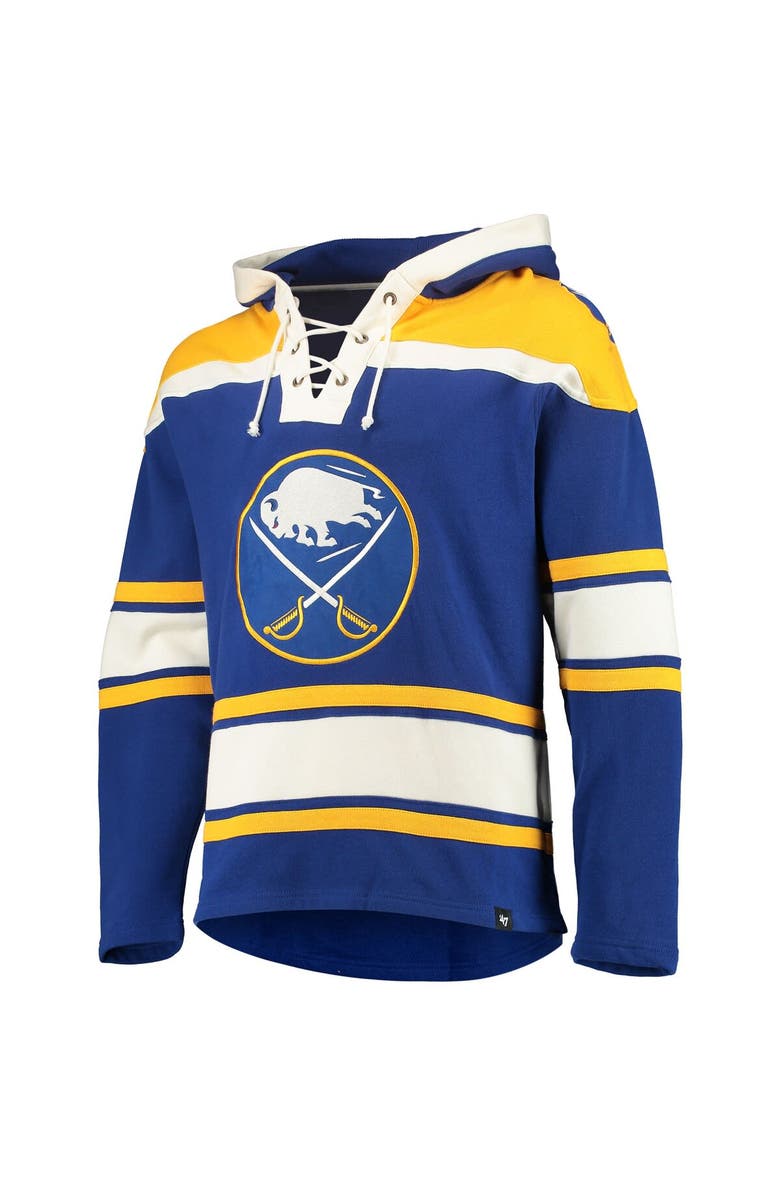 '47 Men's '47 Royal Buffalo Sabres Superior Lacer Pullover Hoodie, Alternate, color, Royal