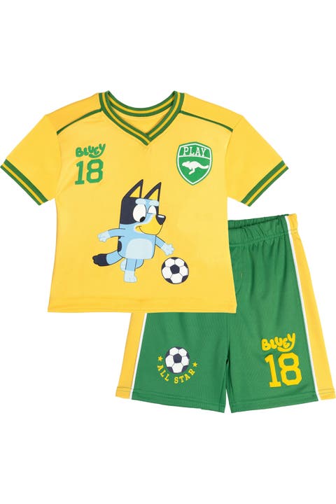 Mesh 2-Piece T-Shirt and Shorts Set
