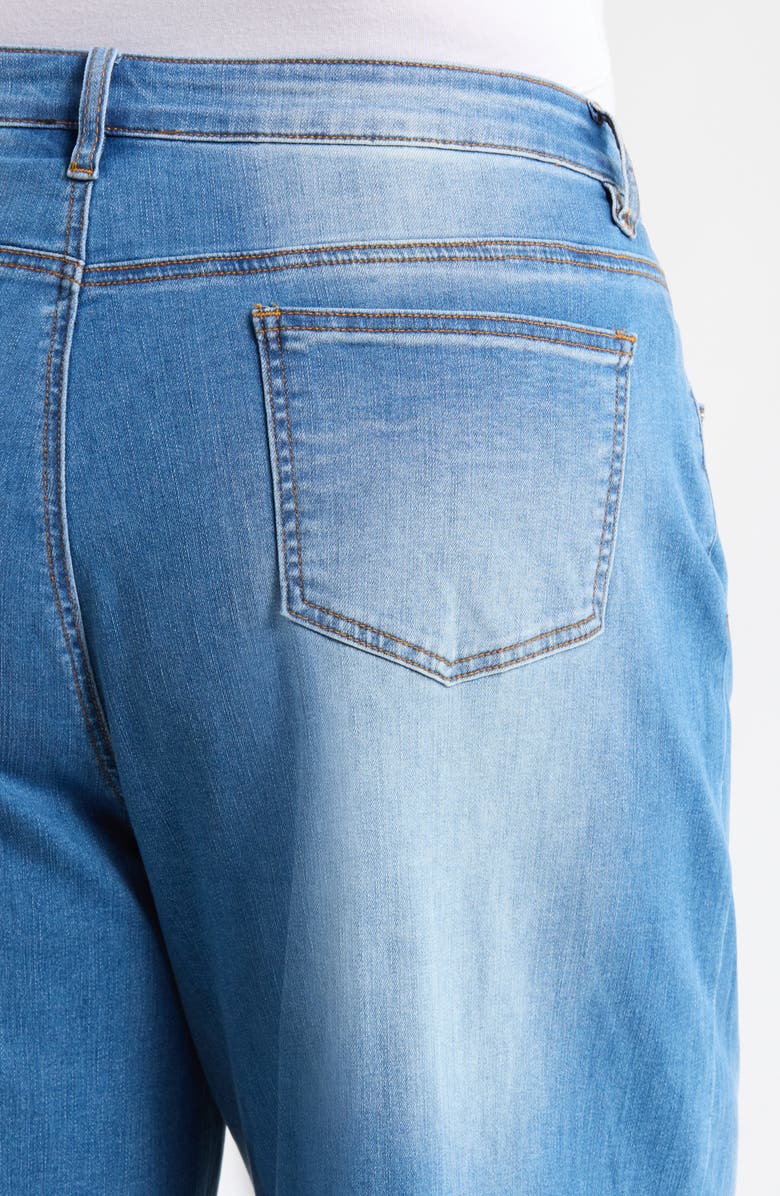 SUGARLIPS Jeanie High Waist Ankle Wide Leg Jeans, Alternate, color,