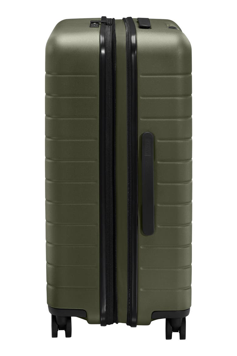 The Medium Flex Suitcase, Alternate, color, OLIVE GREEN