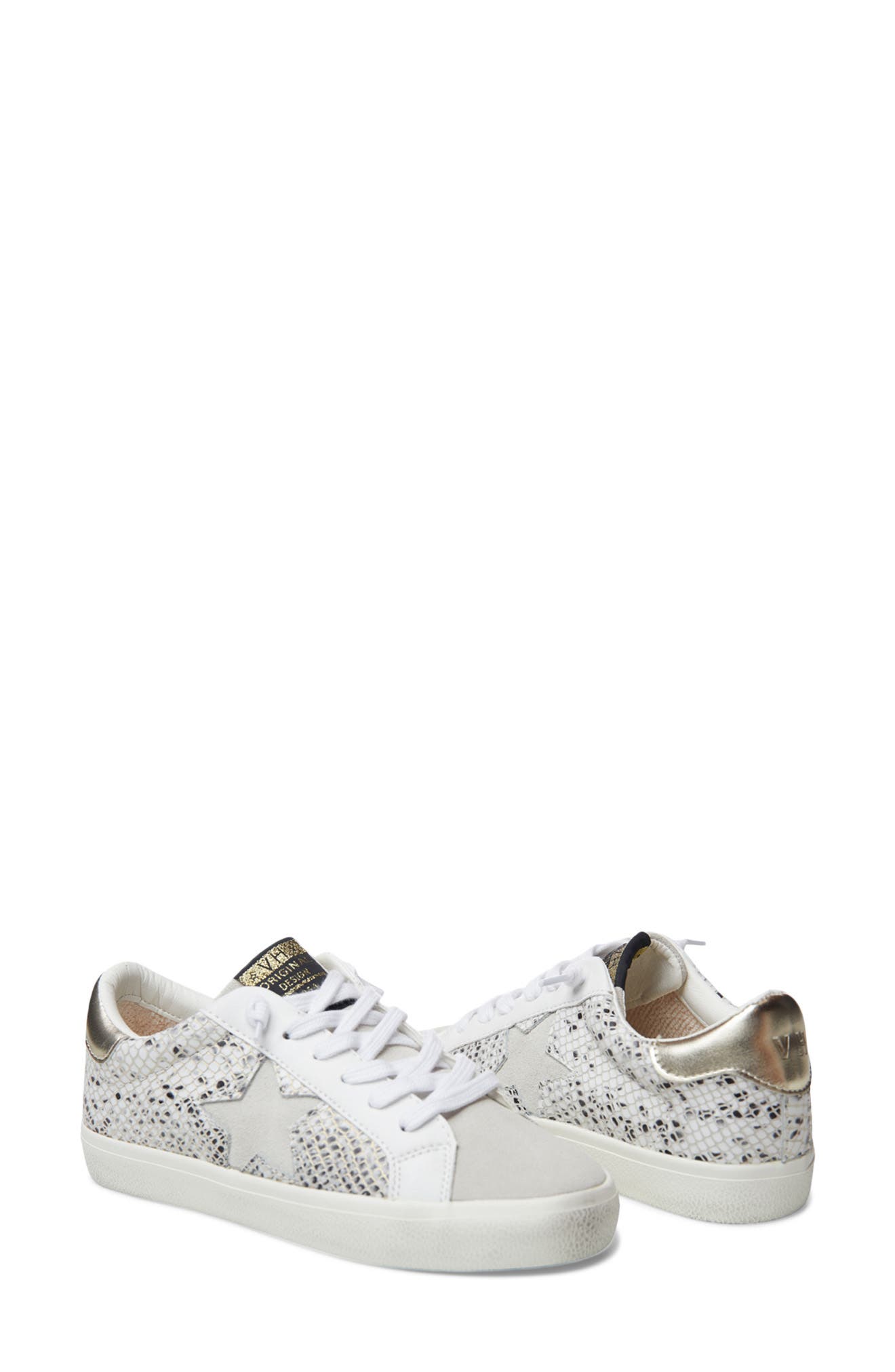 Kate Snake Embossed Sneaker, Alternate, color, GOLD SNAKE MULTI
