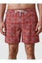  Red Tile Print