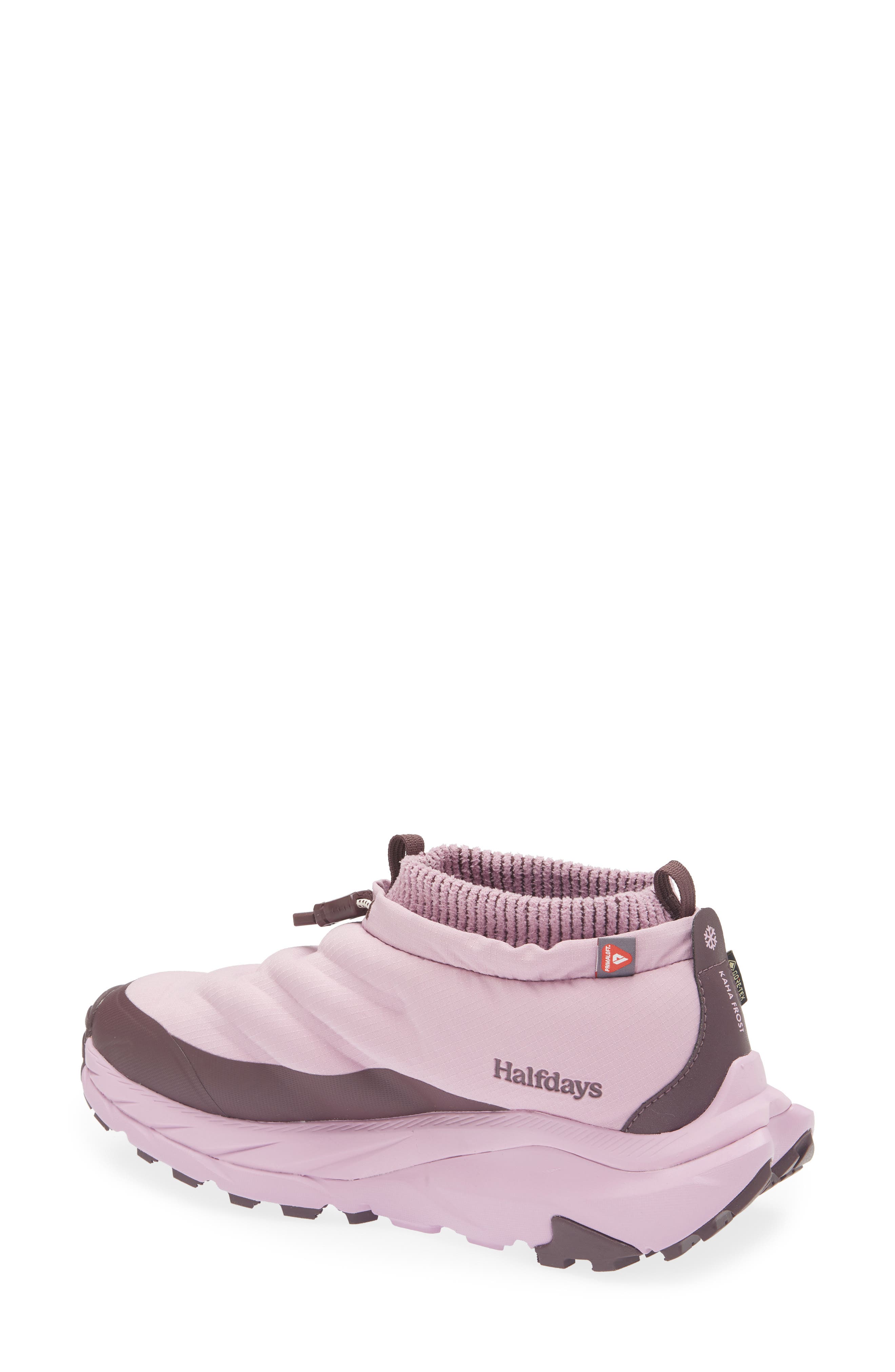 HOKA x Halfdays Kaha 2 Frost Moc GTX Gore-Tex<sup
®</sup
 Waterproof Quilted Hiking Sneaker, Alternate, color, Amethyst / Glazed Cherry