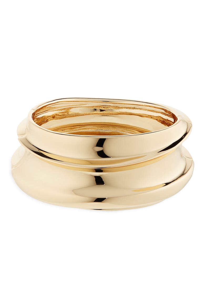 Lennon Mega Bangle, Main, color, HIGH POLISH GOLD