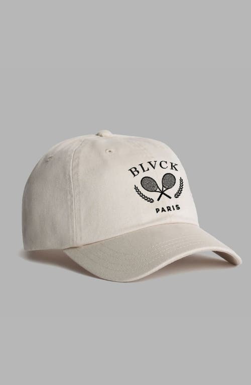 Blvck Paris Tennis Cap In Twilight Cream