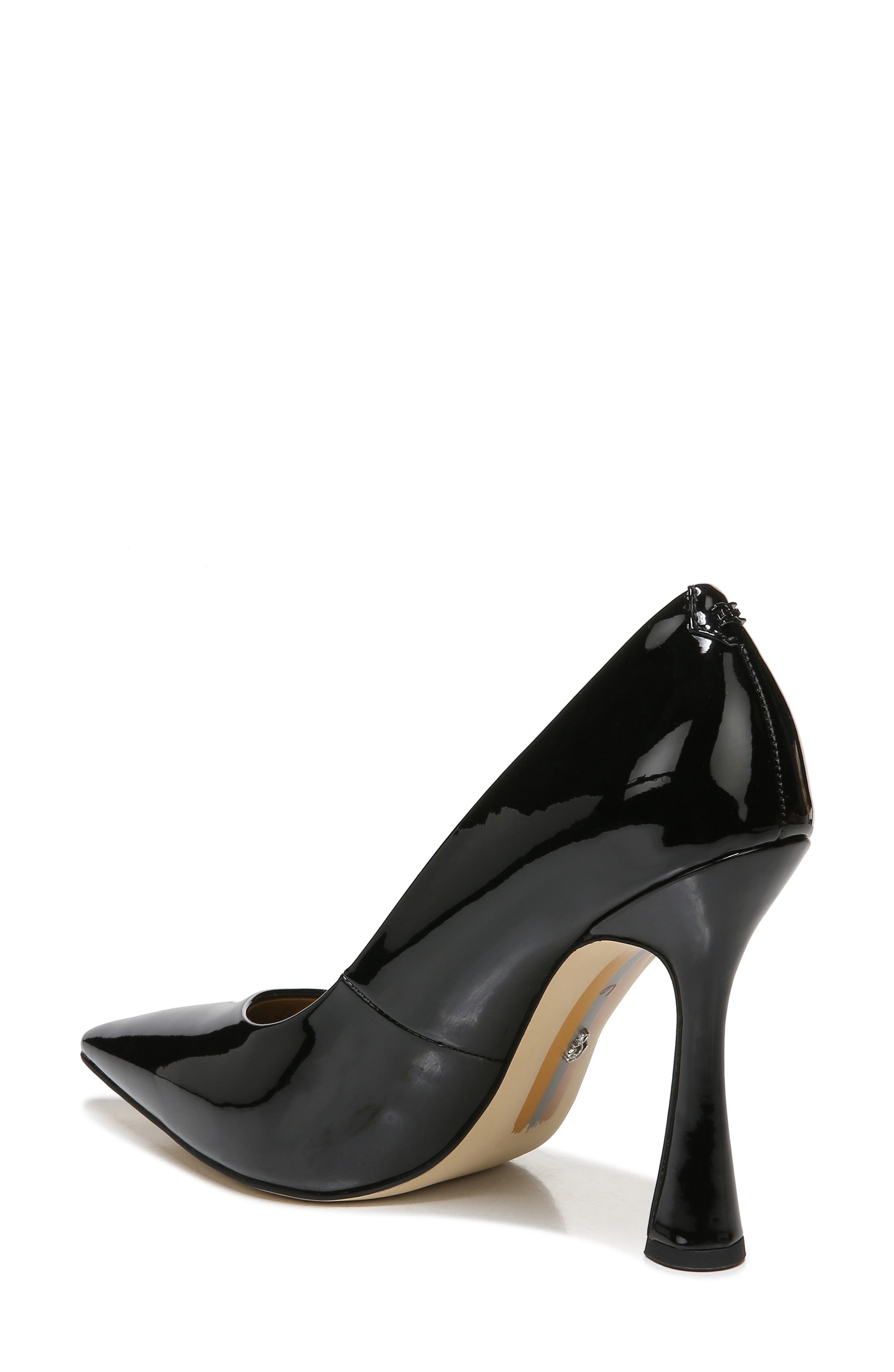 Sam Edleman Antonia Pointed Toe Pump, Alternate, color, BLACK PATENT
