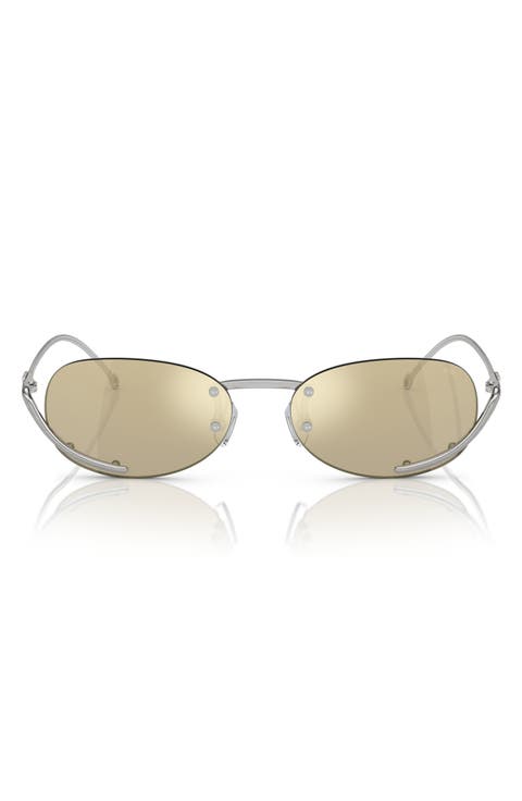 53mm Oval Sunglasses