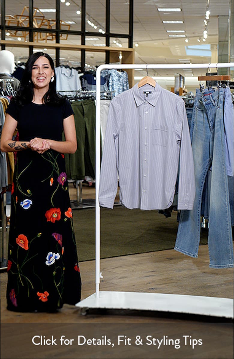 Radovan Stripe Button-Up Shirt, sales video thumbnail