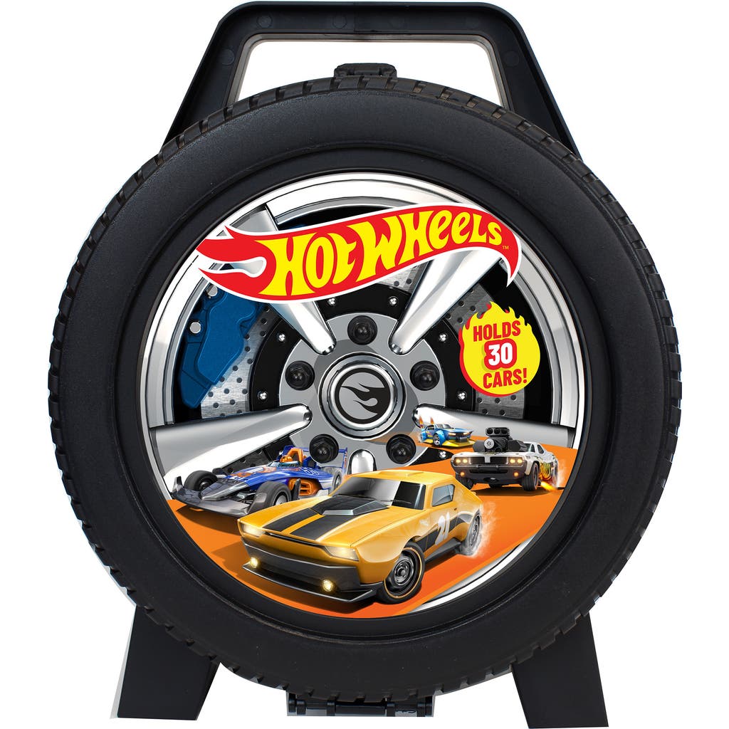 Mattel Hot Wheels 30 Car Case Wheelshaped Organizer in Black  product