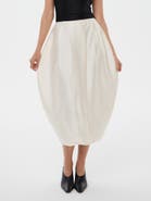 Alas Bridal Silk Wool Blend Tulip Skirt