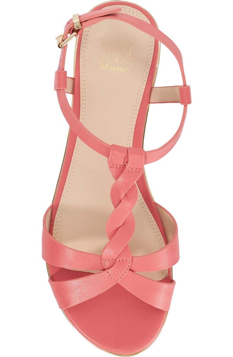 Dune London Lylar Braided Sandal, Alternate, color, Pink