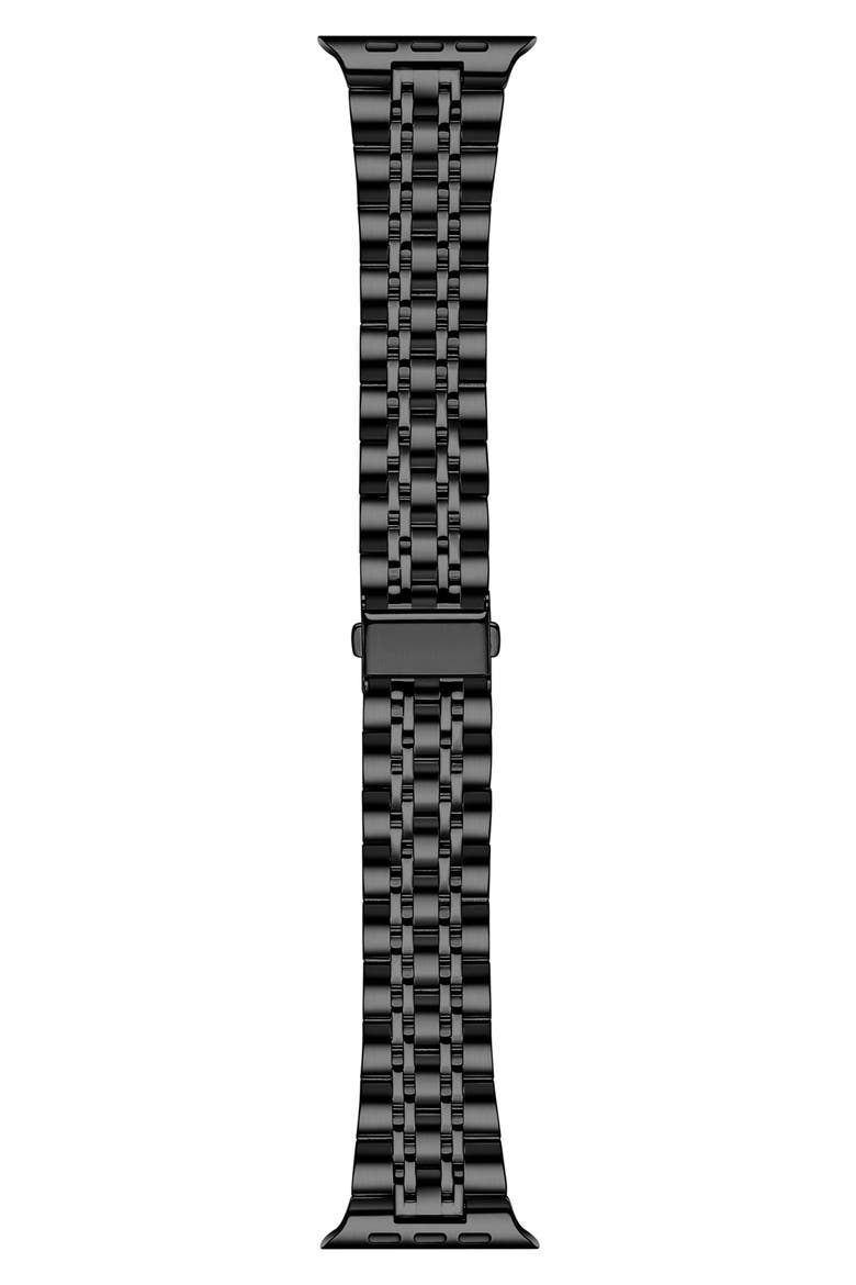22mm Apple Watch® Bracelet Watchband, Alternate, color, BLACK
