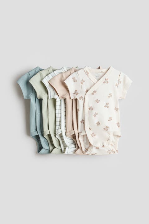 5-pack cotton bodysuits