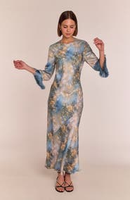 Rewritten Dolly Fringe Sleeve Dress