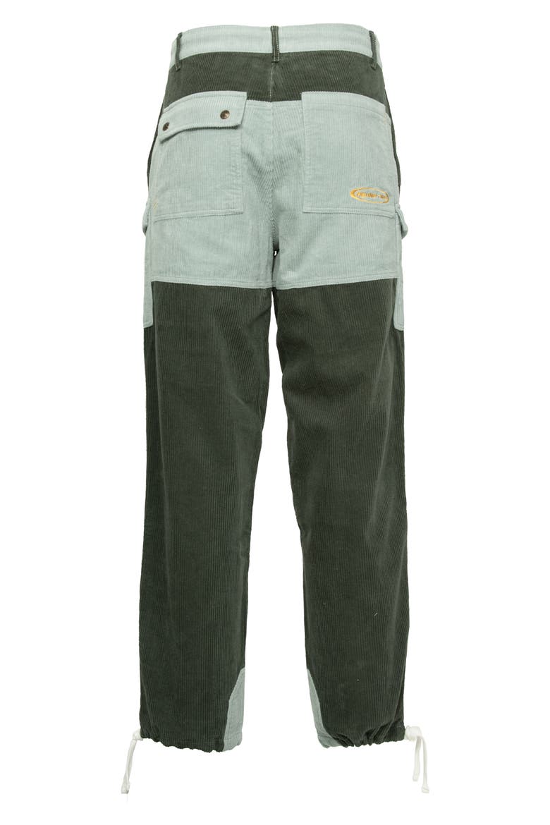 Corduroy Cargo Hiking Pants, Alternate, color, GREEN