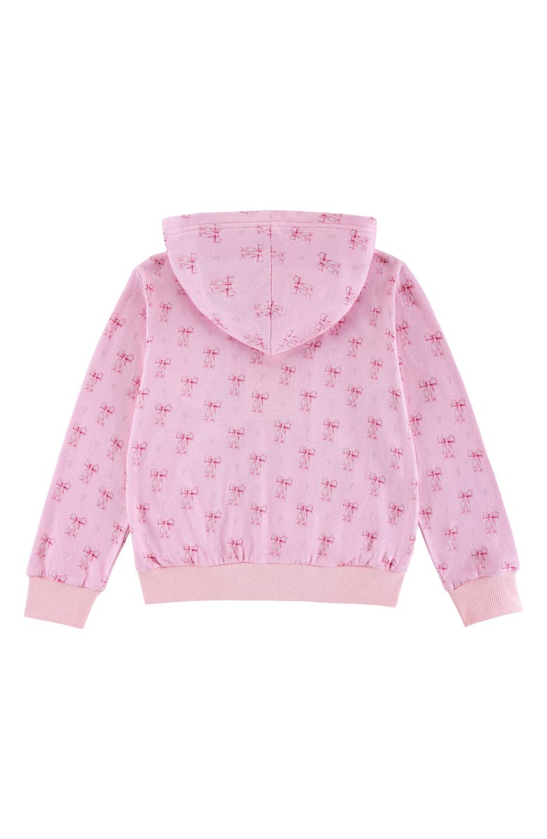 CALONIE Kids' Soft Fleece Zip Hoodie, Alternate, color, Pink