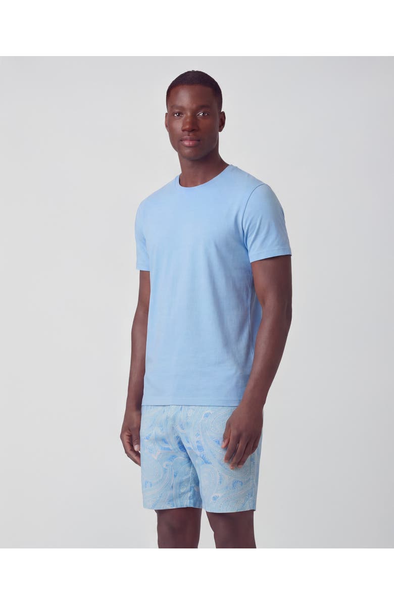 Lords of Harlech Marakesh Paisley Mens Flat Front Short, Alternate, color, Marakesh Paisley Teal